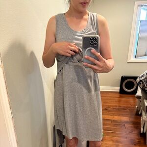 EUC Nursing Tank asymmetrical dress